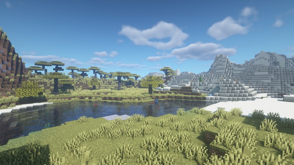 minecraft shader with texture pack