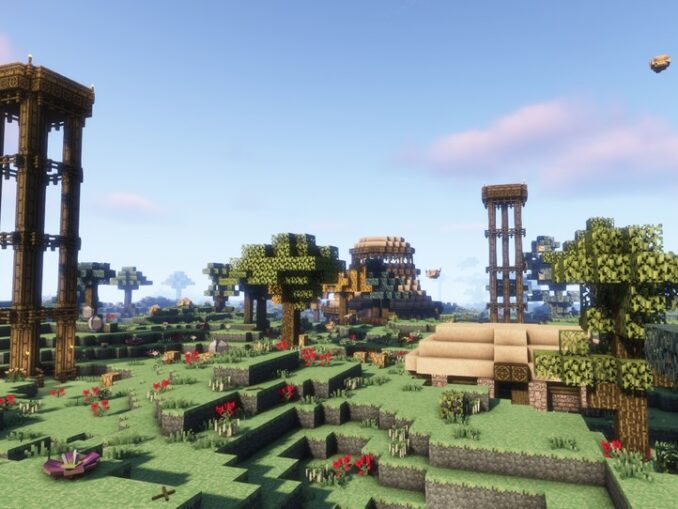 minecraft amazing texture pack with shaders
